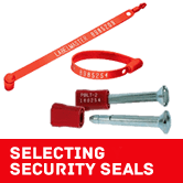 High Security Customs Seal 100 x Red Shipping Container Bolt 