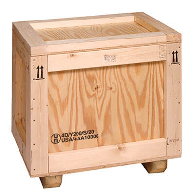 UN Marked, Wooden Box, 28 1/8 x 20 1/8 x 24 (I.D.)