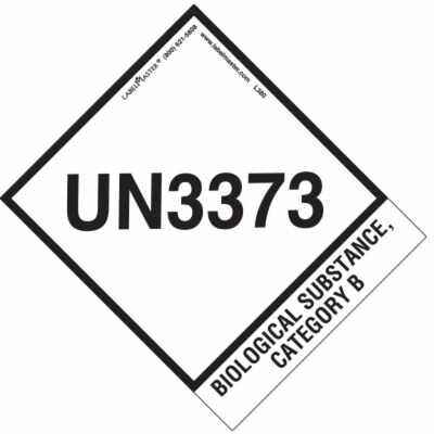 Ceiling hanger Triangle, 3-sided labelable