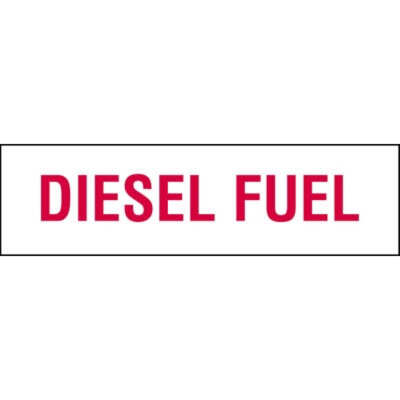 2 x 3 Pack of 25 Diesel Fuel GHS Label 