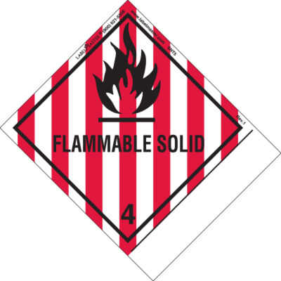 Labelmaster HSN1700ET Flammable Liquid Label, UN1263 Paint, Paper ...